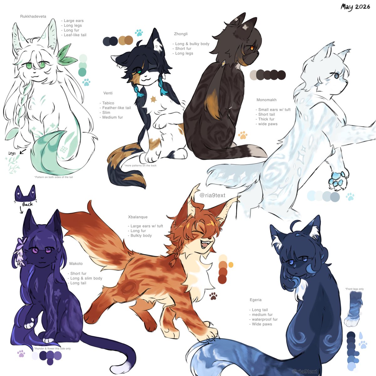 Ria9text's tweet photo. OG7 but they're kitties Mm https://t.co/hnQHC8TTHm
