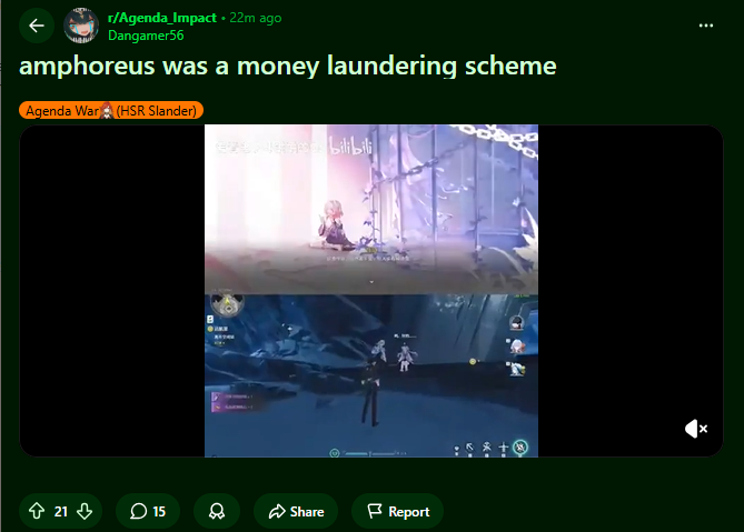 spiralies's tweet photo. Genshin meme subreddit using Wuwa to slander HSR this is some Romance of 3 Kingdoms typeshit https://t.co/Vsh03a4inL