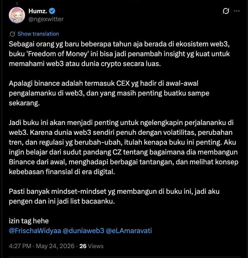 WilliamSutanto's tweet photo. Selamat kepada @ngexwitter dan @kodokzxs!

Nanti akan di contact oleh tim @Indodax via dm ya. https://t.co/QPaI6spues