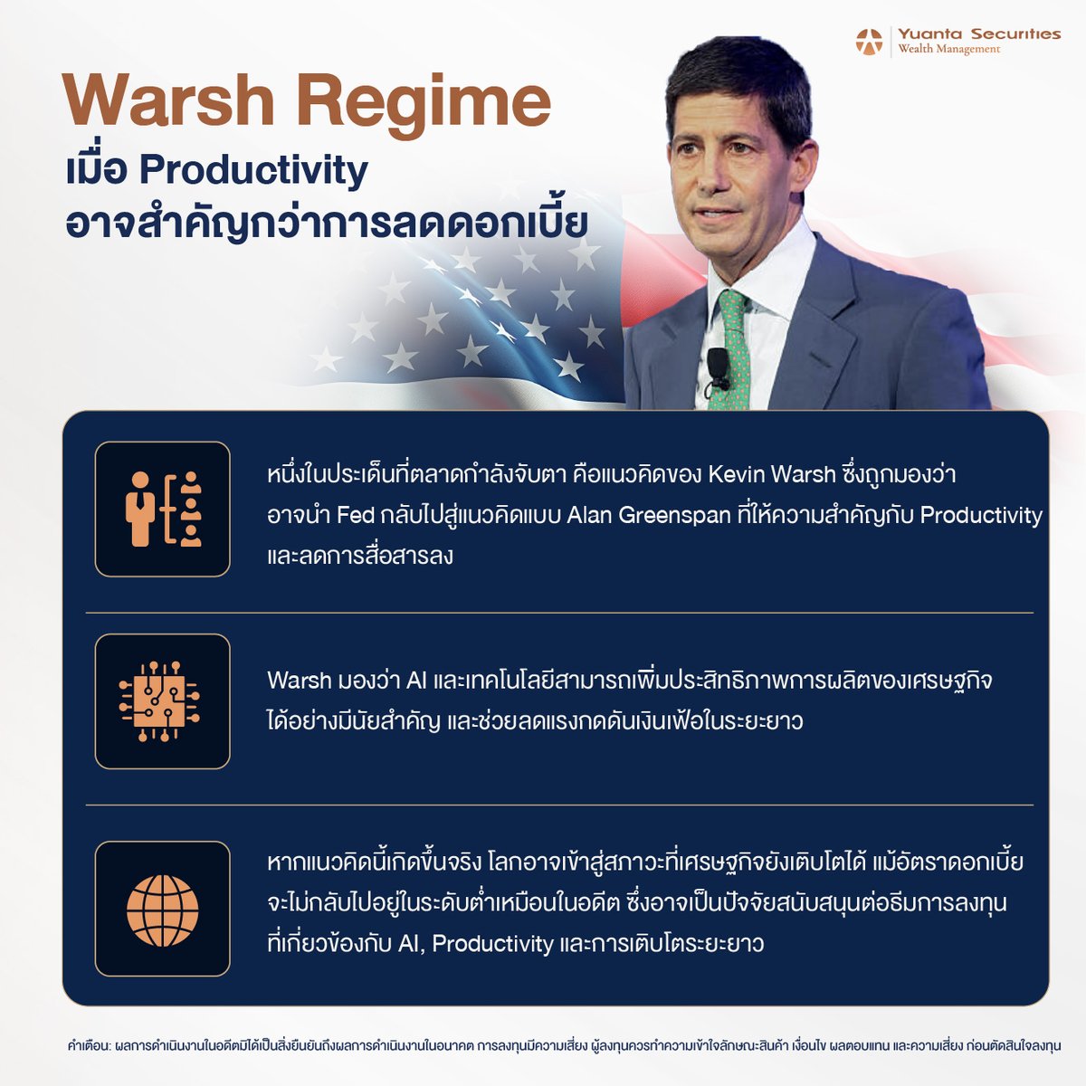 yuantathai's tweet photo. 🌍 โลกการลงทุนกำลังเข้าสู่ยุค Higher for Longer หลายเดือนที่ผ่านมา ตลาดยังคงเฝ้ารอคำตอบว่า Fed จะลดดอกเบี้ยเมื่อไหร่ สิ่งที่น่าสนใจอาจไม่ใช่จังหวะการลดดอกเบี้ย แต่อาจเป็นการเปลี่ยนแปลงของวิธีคิดที่อยู่เบื้องหลังนโยบายการเงินสหรัฐฯ
#yuanta #YuantaThai #YuantaCIO #หยวนต้า https://t.co/7ml2OqRZqy