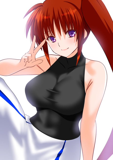 なのはさんバリアジャケットインナーだけ
この状態だとツインテールでないとおかしいな…
うっかりしてた 