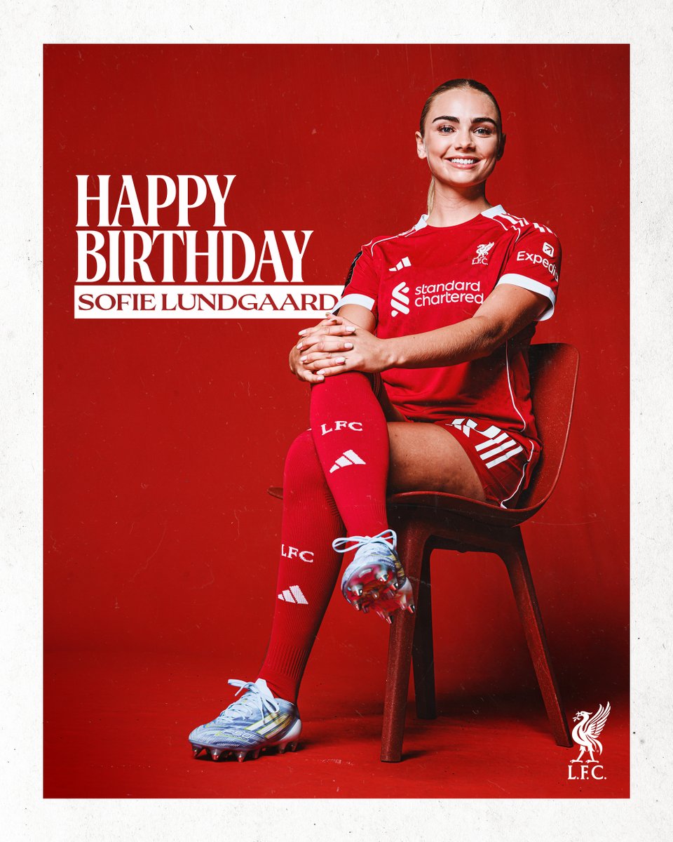 LiverpoolFCW's tweet photo. Happy birthday, Sofie 🥳 https://t.co/bBad8LgXIC