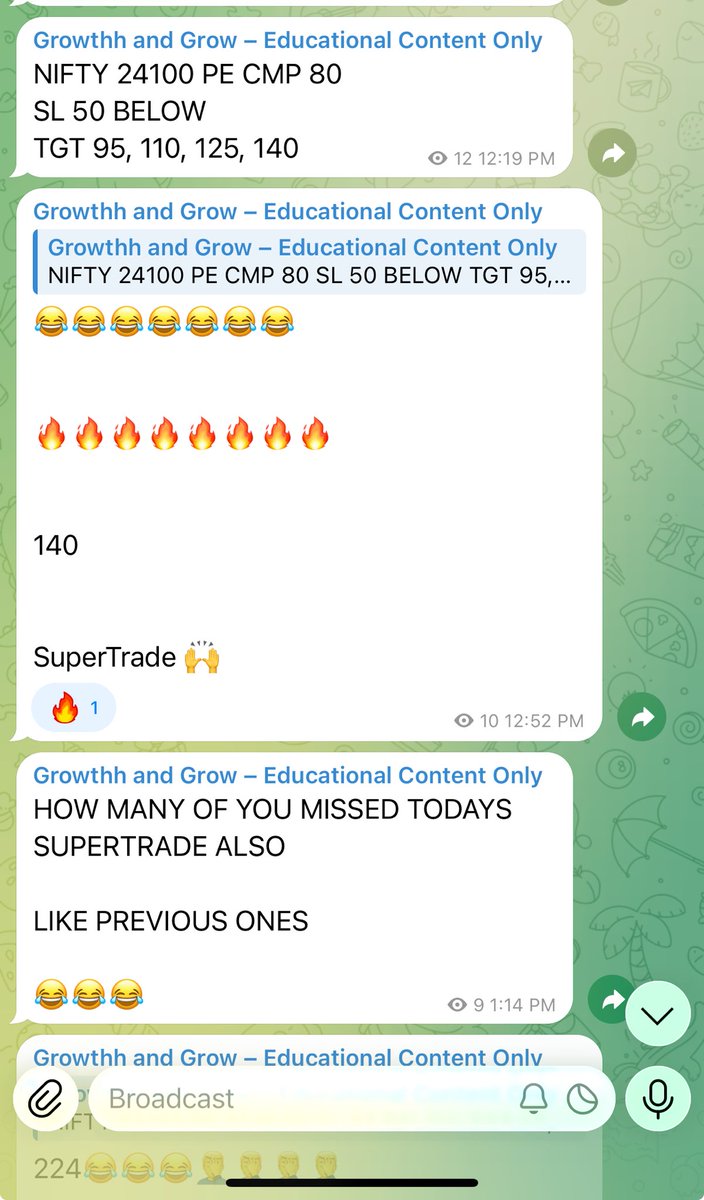 MarketforGrowth's tweet photo. #SuperTrade means Super Trade πππππππππππππππ
24100 PE PINPOINT https://t.co/I0V1wVCZh7