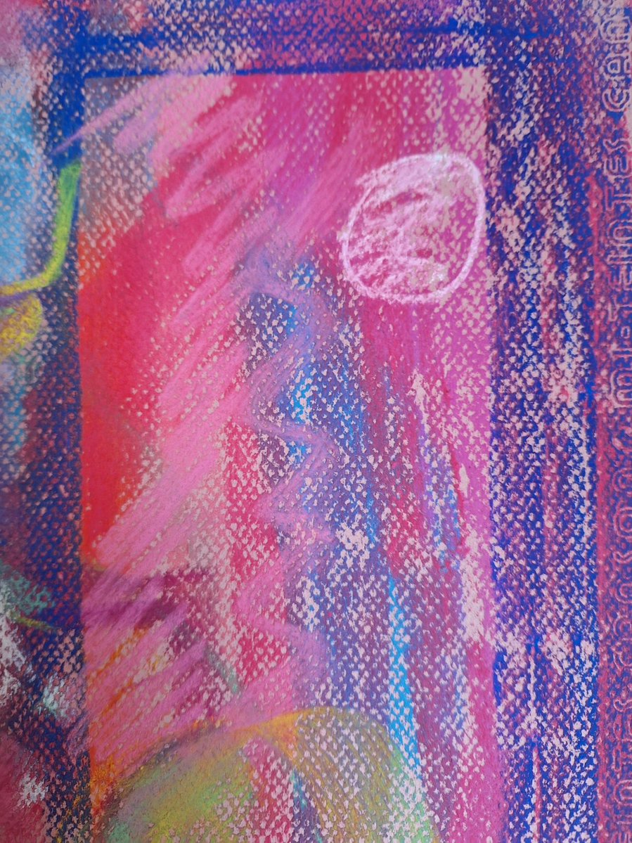 BUlanosky's tweet photo. Campo de dos soles — detalle
La luz emerge del color como una vibración suspendida.
#ArteContemporáneo #Pastel #PaisajeAbstracto #Color #Expresionismo https://t.co/UQrCKIFExd