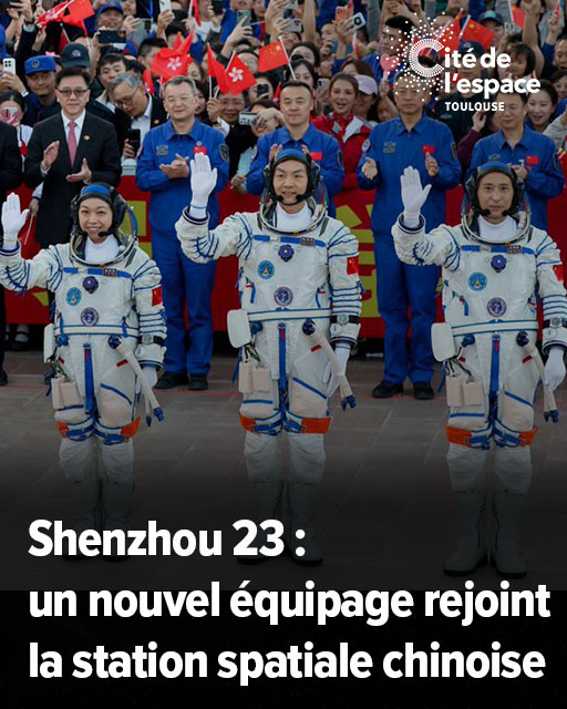 CiteEspace's tweet photo. 👨‍🚀 Comme tous les six mois, la Chine a lancé, dimanche, un vaisseau Shenzhou 23 depuis le centre de Jiuquan avec la fusée Longue Marche 2F, la relève de l’équipage de la station spatiale chinoise, Tiangong. 🧵👇 https://t.co/YRwtN6kKhy
