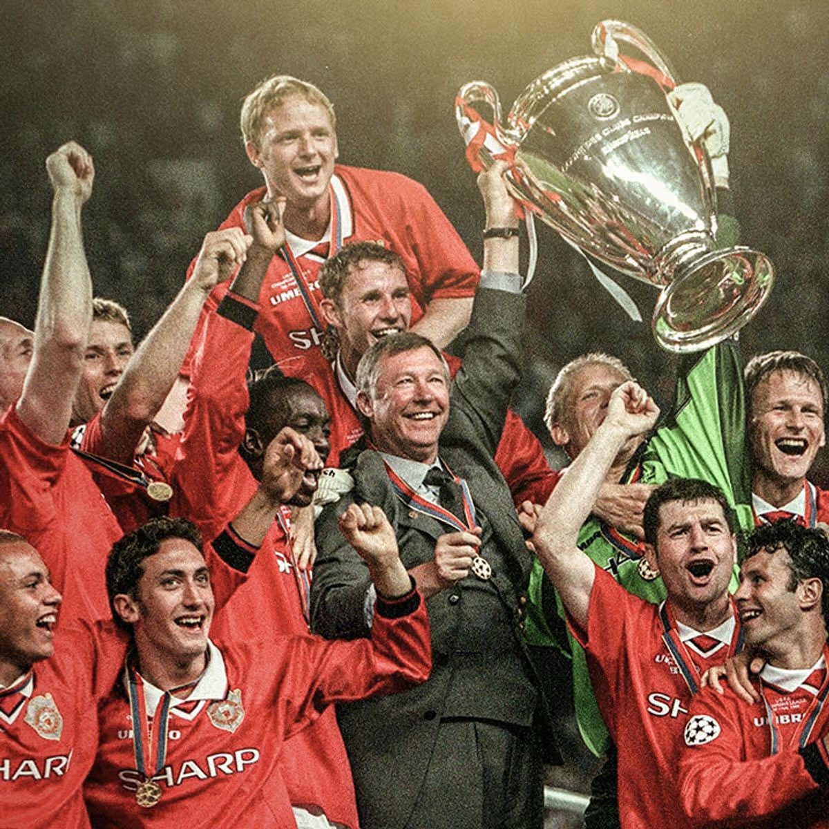 UnitedDays99's tweet photo. 📅 26 May, 1999.

✔️ The Treble 🏆🏆🏆

✅Real club
✅Real Fans
✅Real TREBLE  #mufc https://t.co/qxju7NC8nF