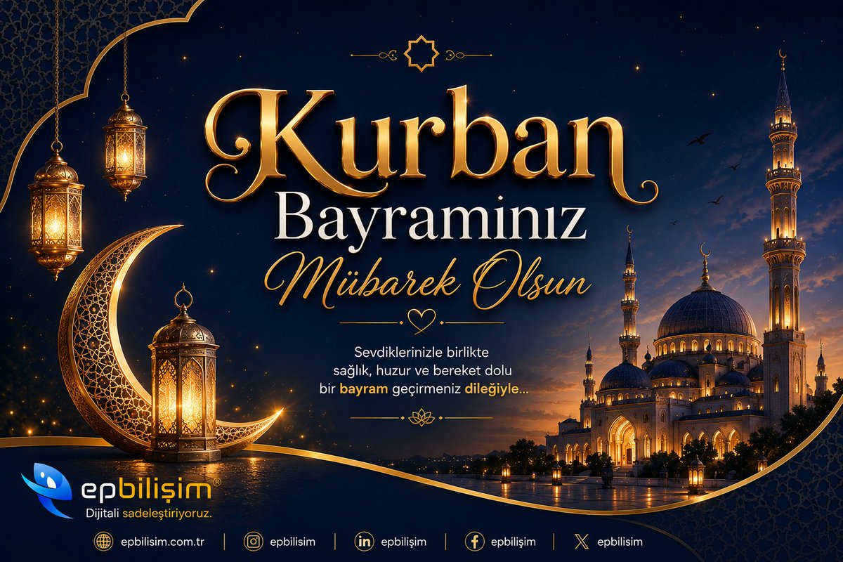 epbilisim's tweet photo. Kurban Bayramınız Mübarek Olsun.. https://t.co/xy8l6Fe4Rm