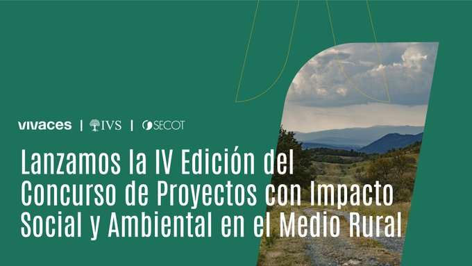 aemprende's tweet photo. 🏘️ IV edición Concurso de Proyectos con impacto social y ambiental en el Medio Rural @Vivaces_

📣 Se buscan iniciativas empresariales o de personas emprendedoras en municipios de menos de 10.000 habitantes.

📝 Solicitudes hasta el ➌⓿ de junio.

➕info: https://t.co/PTMz7xdcit https://t.co/wB3muMeItC