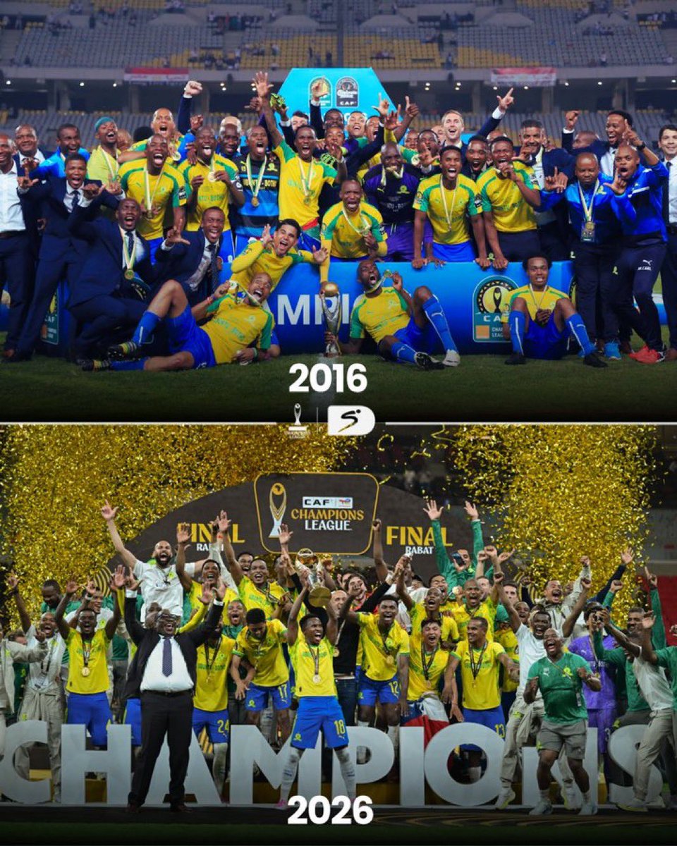 Webaddict89's tweet photo. 🚨BREAKING NEWS 🚨

Mamelodi Sundowns players and staff will share the ENTIRE R100 Million prize money from winning the CAF Champions League. This tradition was started by the former Club President Dr Patrice Motsepe and continues under his son.

Let's get those calculators out 😉

#cafclfinal #Sundowns