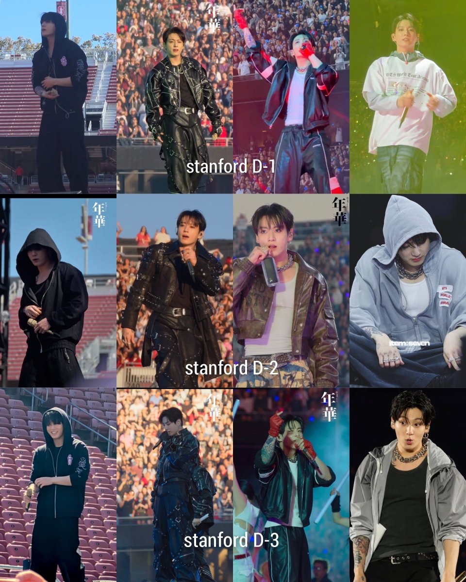 91dongurami_JK's tweet photo. ⑤ARIRANG IN STANFORD🇺🇸
JUNGKOOK OUTFIT
D-1 上段
D-2 中段
D-3 下段 https://t.co/uQUNKeWWMc