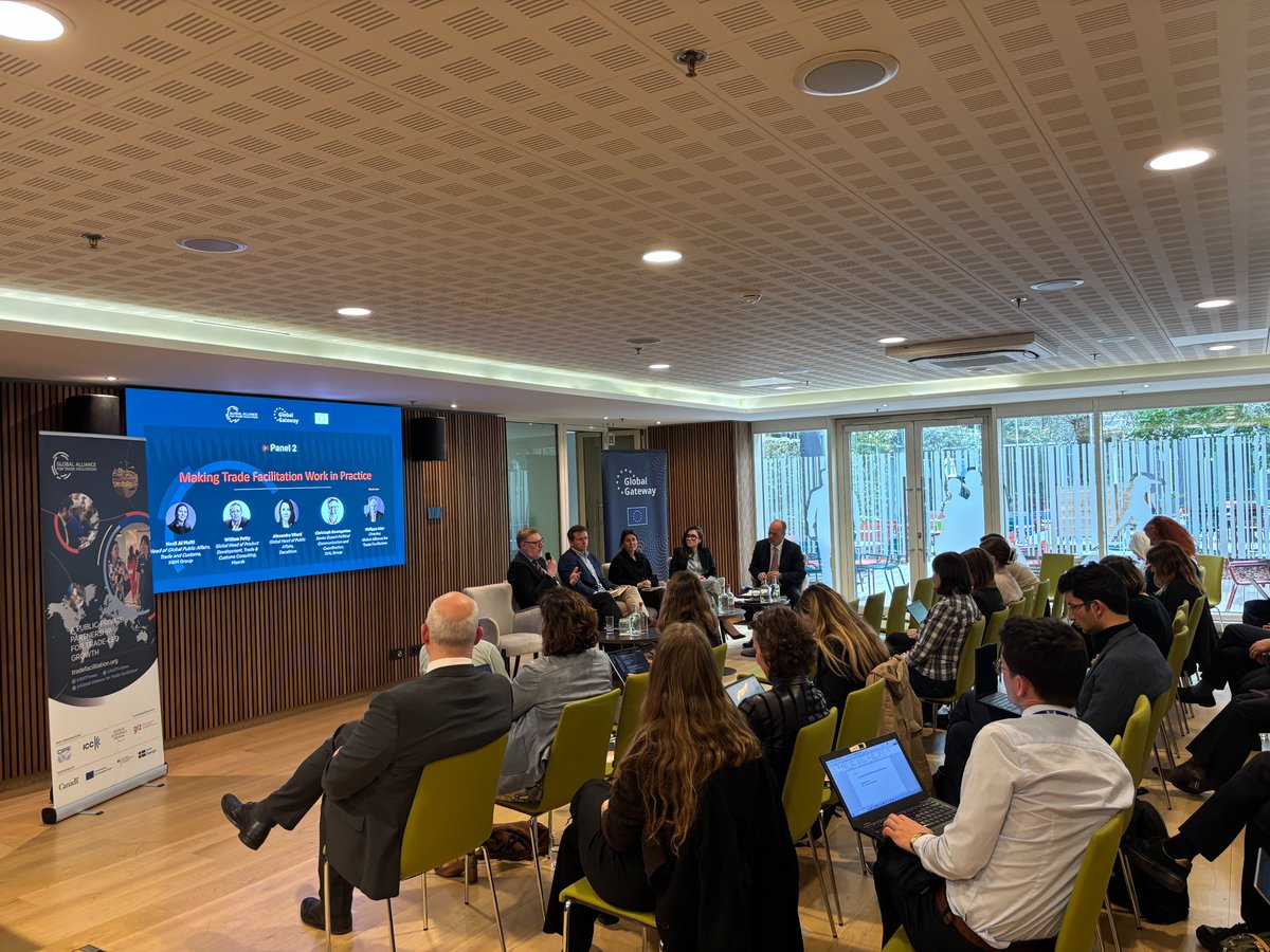 GATFnews's tweet photo. Last week in Brussels, together with DG INTPA from the European Commission, we gathered private sector leaders and Commission representatives for the event “De-risking EU investment through trade facilitation.” 🌍📦

The discussions focused on how smarter, more efficient trade procedures can strengthen the EU’s Global Gateway strategy and unlock more resilient investment opportunities worldwide.

Representatives from the @EU_Commission, @WTO, @Siemens, @Pernod Ricard, @BusinessEurope, @Bayer, @hm Group, @Maersk, @Decathlon and @DHL shared insights on the real-world challenges businesses face across borders — and the practical reforms that can help solve them. 🤝

From customs modernisation to stronger public-private collaboration, one message stood out clearly: efficient trade processes are not just about moving goods faster, they are key to promote and de-risking investment, strengthening supply chains and driving sustainable economic growth.

📸 Take a look through the images below for highlights from the discussions