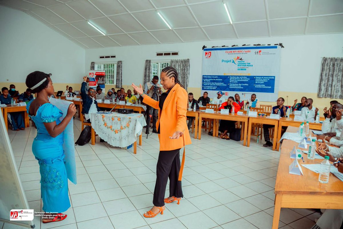 OSPDU1's tweet photo. #OSPDU s'engage aux côtés des nouveaux « #Peacemakers » pour la paix en territoire de Nyiragongo à travers la formation du @RfiRdc https://t.co/6FdS8SWtD6