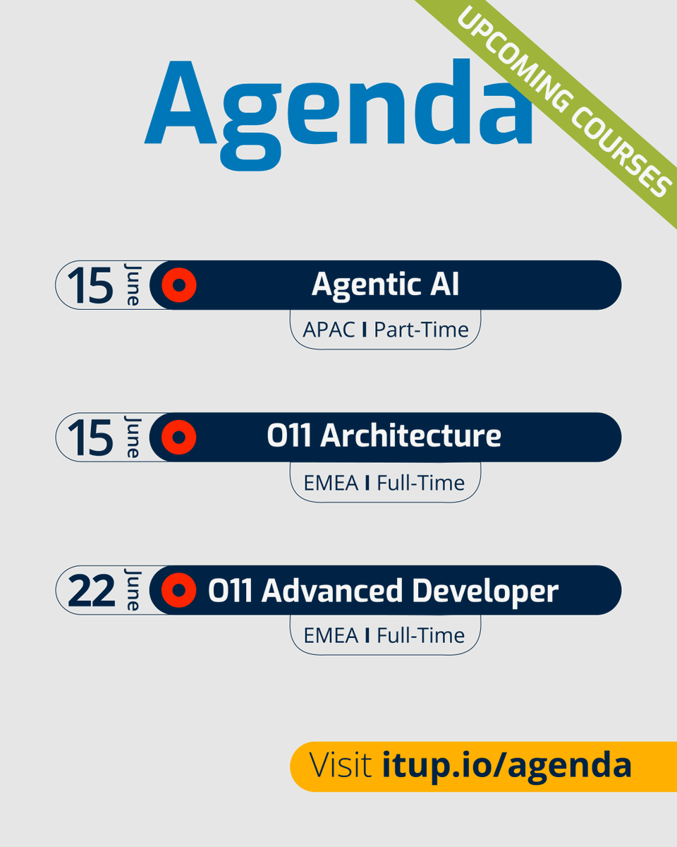 _ITUp_'s tweet photo. Ready for a June upgrade? 🚀 Boost your OutSystems stack with ITUp's upcoming advanced courses!

🔗 Check the full schedule and register at https://t.co/LCGCPqnj1W https://t.co/Q8QPlY5Jli