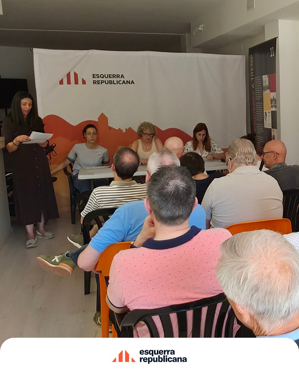 ERCTremp's tweet photo. L’assemblea ha comptat amb una àmplia participació i amb la presència de la senadora Sara Bailac i diversos representants del partit.

💬 “Tremp mereix avançar, guanyar oportunitats i mirar el futur amb ambició i esperança”, ha defensat Fiter en la seva intervenció. https://t.co/wLp890VcFp