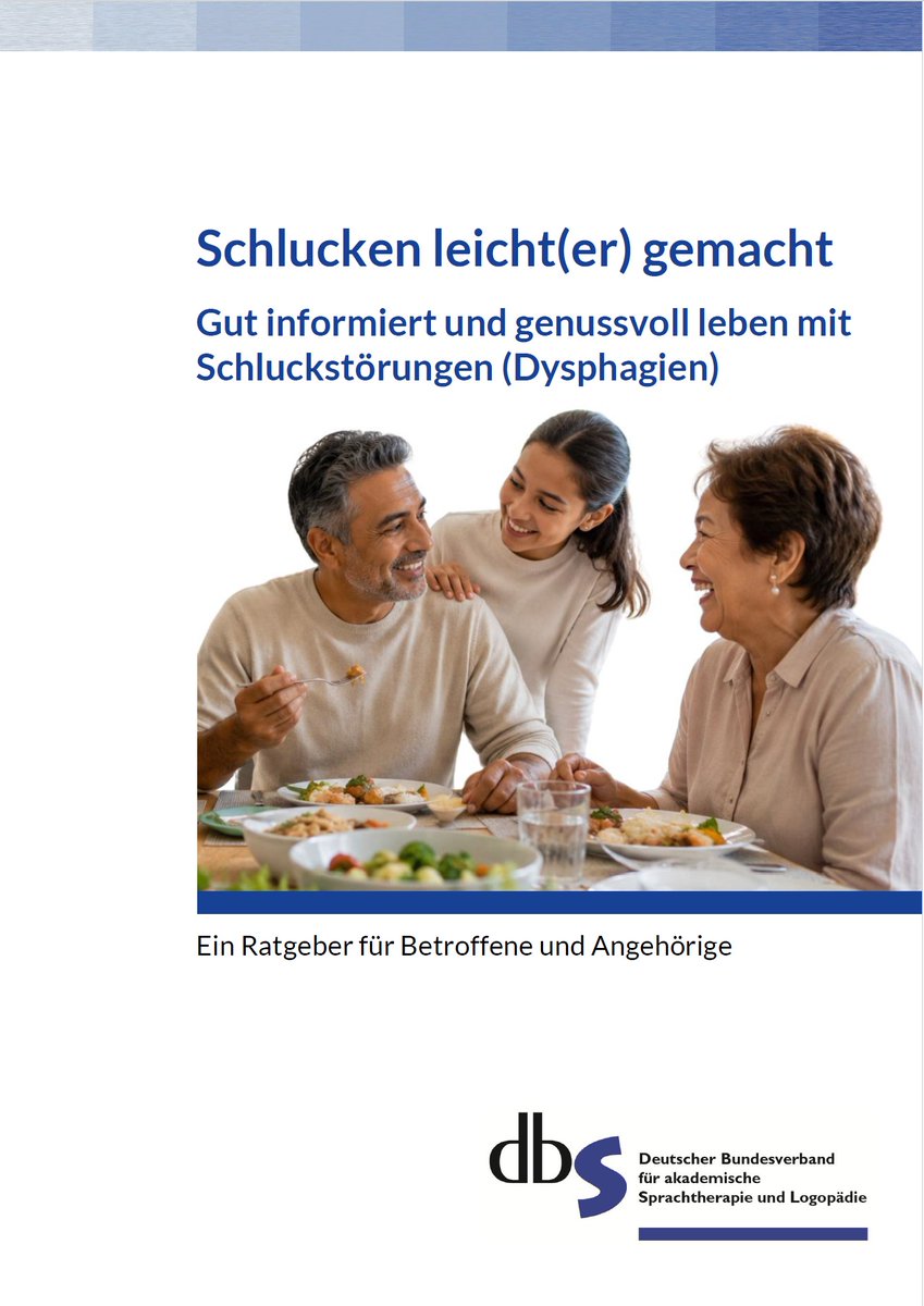dbs_ev's tweet photo. Neue dbs-Broschüre online!

“Schlucken leicht(er) gemacht - Gut informiert und genussvoll leben mit Schluckstörungen (Dysphagien)” von Julia Hirschwald, Jule Hofacker und Stefanie Duchac

Schauen Sie gleich mal hinein! 

https://t.co/Y25ih6Cr52 https://t.co/v2Udstjznx