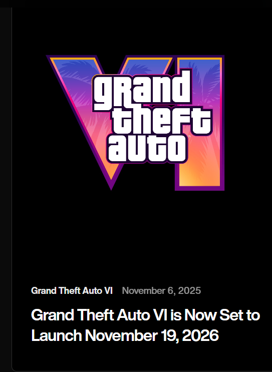 iamancoder's tweet photo. Is it coming today or 19 Nov 2026 #gtavi #gta @RockstarGames https://t.co/ezqmO2c9UB