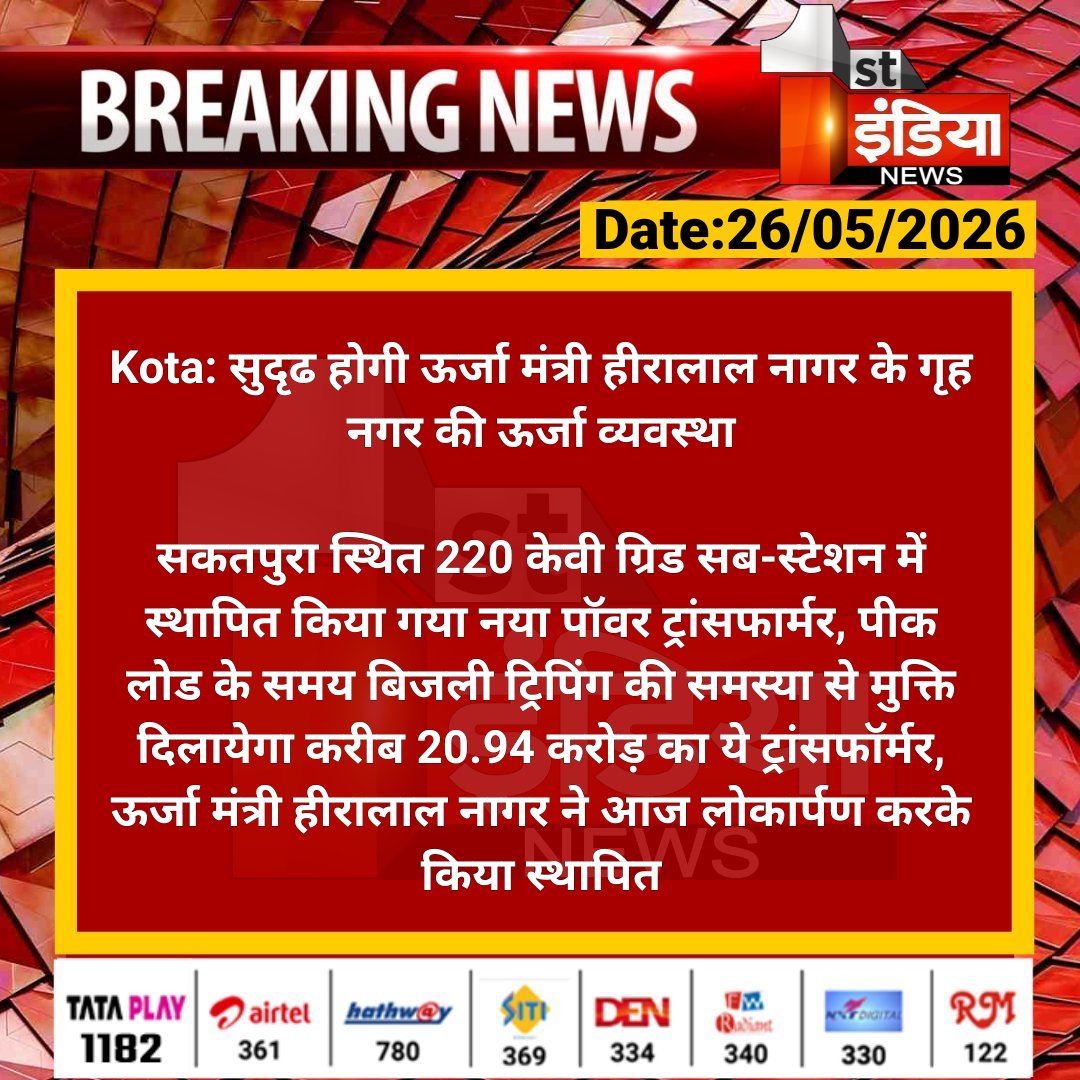 First India News tweet media
