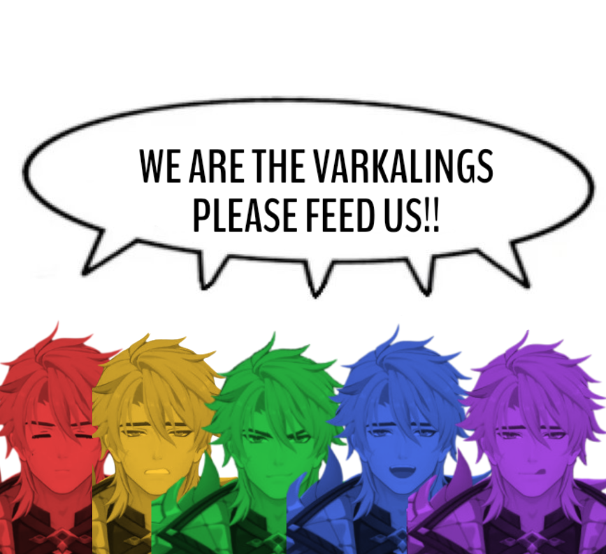 VarkaOfMond's tweet photo. I Varka. You Varka. He Varka. We all Varka. Call us the varkalings. https://t.co/YqThyI0fSD