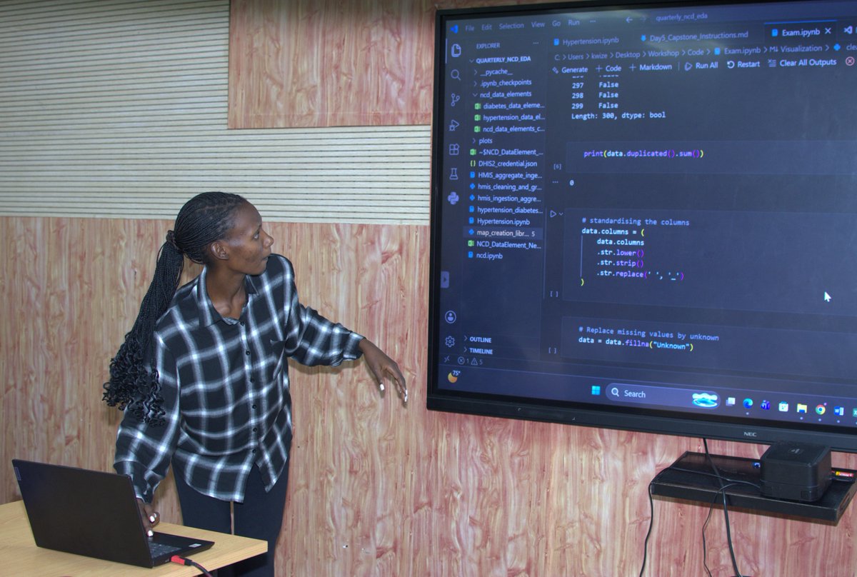 STATICORES's tweet photo. By Day 4, every participant built and presented a full analytical project. The work was impressive. 🗺️

@staticore  #DataScience #PublicHealth #Rwanda #HealthData #Africa #StaticoreLearning #StaticoreTraining https://t.co/kNjoyWk7di