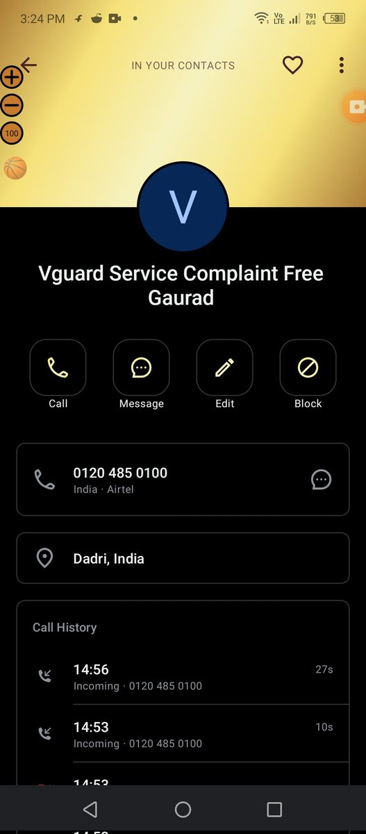Chingri_Fiss's tweet photo. @VGuardOfficial @flipkartsupport I got a call 3 times from your number. I picked but no one from the other end spoke anything. https://t.co/neY03UBjsp