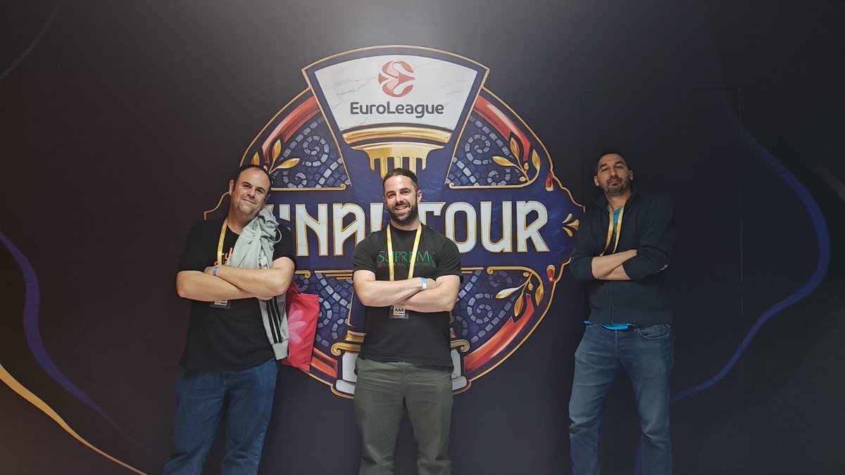 GeoffGillingham's tweet photo. Fourth Final Four in the books. 📚 
#EuroLeague #F4Glory https://t.co/nDPMGLunbx
