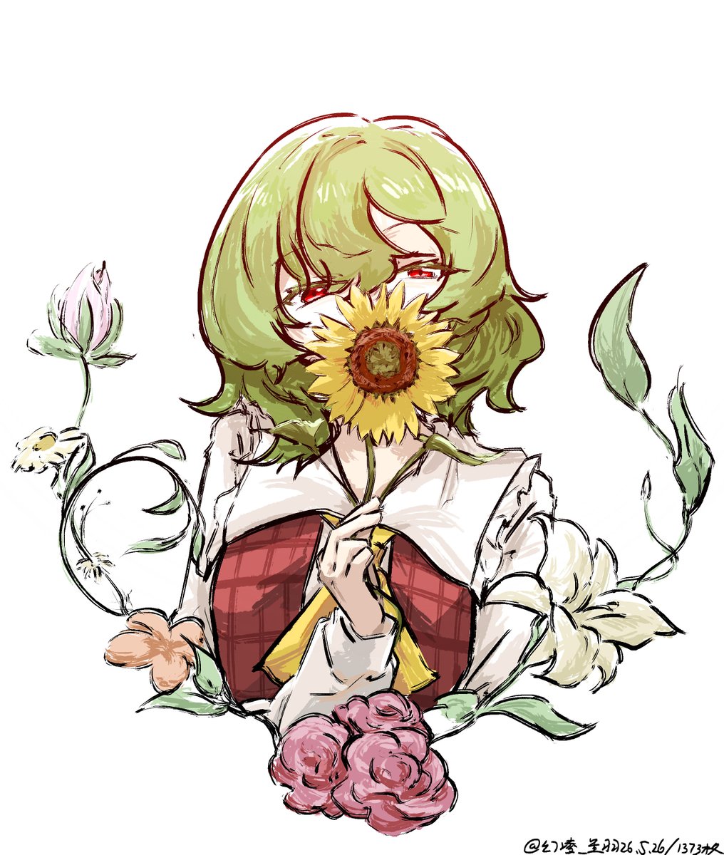 AyaRinSnow's tweet photo. #深夜の真剣お絵描き60分一本勝負 
#touhou 
#東方Project
——风见幽香
第1373枚
执
DAY 41/100 https://t.co/aeIlBFv8zY