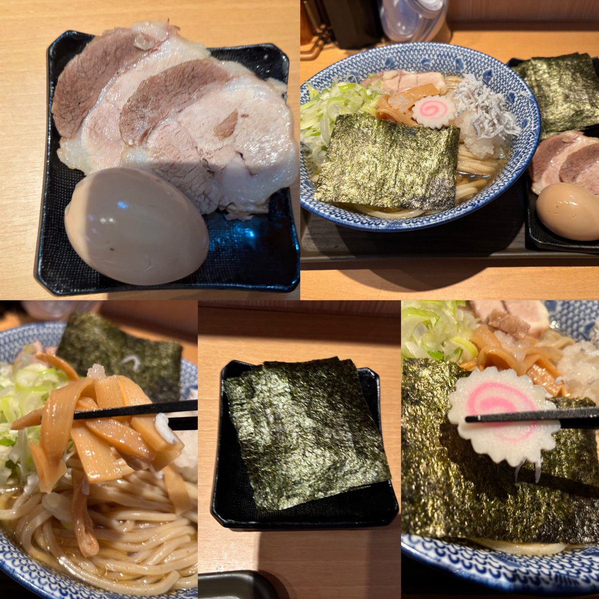 nabonayo2's tweet photo. ラーメン探訪『くり山 本店』白楽
しらすおろし冷かけ・特製

キンキンに冷えた魚介淡麗スープ､淡口の醤油と昆布の旨味が抜群でシラスおろしが絶妙なアシスト😊👌👍大量の葱とチャーシューが滅茶美味い💯💯💯全粒粉太ストレート麺は秀逸🈵🌈つけ麺の銘店の初冷やしは最高でした､ご馳走様でした🍜🙏🙇‍♀️ https://t.co/XhnSUtx1wp