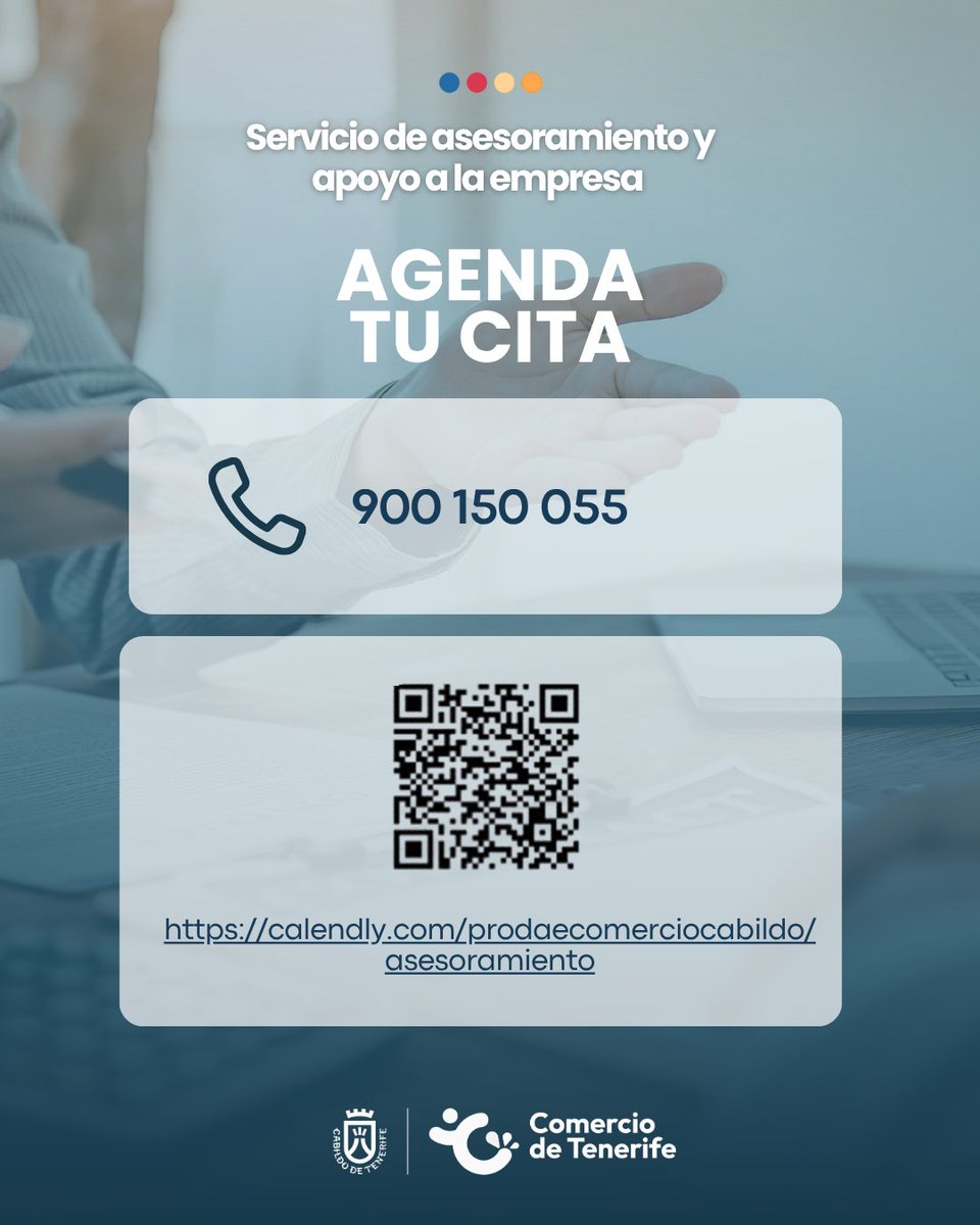 TFComercio's tweet photo. Si quieres emprender, empieza por aquí.

Contamos con un 𝐬𝐞𝐫𝐯𝐢𝐜𝐢𝐨 𝐝𝐞 𝐚𝐬𝐞𝐬𝐨𝐫𝐚𝐦𝐢𝐞𝐧𝐭𝐨 𝐠𝐫𝐚𝐭𝐮𝐢𝐭𝐨 𝐲 𝐩𝐞𝐫𝐬𝐨𝐧𝐚𝐥𝐢𝐳𝐚𝐝𝐨 para ayudarte en cada fase de tu proyecto. ¿Te animas a pedir tu cita?

📞 900 150 055
🔗 https://t.co/CapXw1s3HU https://t.co/AfsAYclKLN