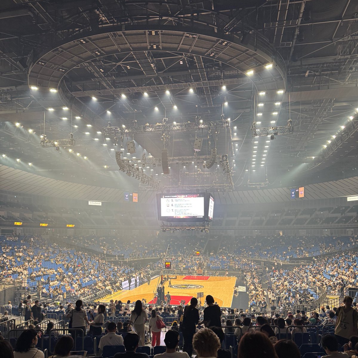 tomywealth's tweet photo. 横アリ最後のGAME3🔥🔥🔥
#Bリーグファイナル https://t.co/CKc9CJRcmj