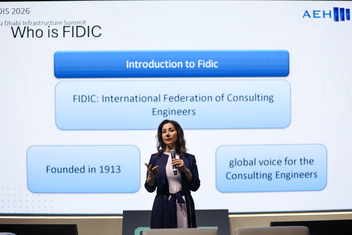 FIDIC's tweet photo. FIDIC recently held its official FIDIC Day at the @adisummitae 2026, in partnership with the Abu Dhabi Projects and Infrastructure Centre (ADPIC). 

The programme covered procurement, FIDIC Contracts in practice, and dispute avoidance and resolution. At the FIDIC Academy workshop, led by trainer Asel El Housan, 120 attendees worked through the kind of questions that matter in practice, including: what is the difference between a Variation and a Claim, and is there any overlapping?

Thank you to the ADPIC team for a seamless and productive collaboration. It was a pleasure to work alongside an organisation committed to raising delivery standards across Abu Dhabi's infrastructure sector.

#ADIS2026 #FIDICContracts #Infrastructure #Procurement #FIDICAcademy