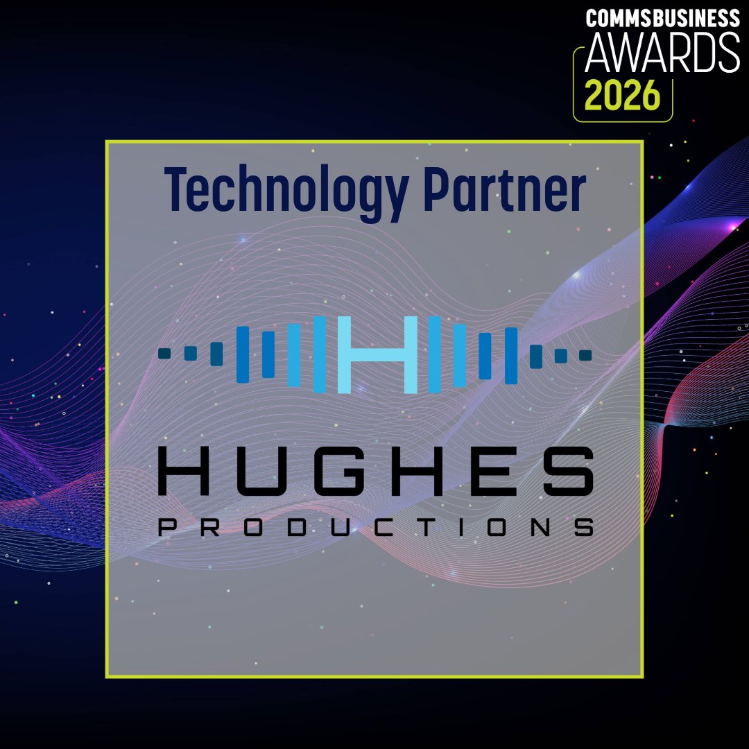 CommsBusiness's tweet photo. We’re excited to welcome Hughes Productions as Technology Partner of the 2026 Comms Business Awards 🌟

They deliver high-quality events designed with one key priority - the guest experience. 

Find out more about them and our other sponsors here:
👉 https://t.co/smpohdmVeW: https://t.co/koKNEQNXNL