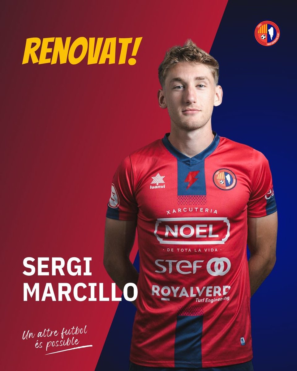 UEO1921's tweet photo. 𝙊𝙁𝙄𝘾𝙄𝘼𝙇❗

✍️ Sergi Marcillo, fidel als nostres colors.

🌱 El lateral olotí de 23 anys, format a @UEOplanter, seguirà vinculat al club. Enlloc com a casa! 

ℹ️ https://t.co/HKbrjSTstI

#UnAltreFutbolÉsPossible #2RFEF3 https://t.co/lOu4dM9T3c