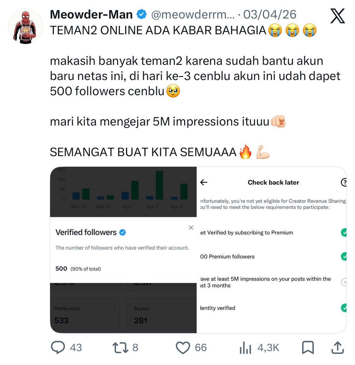 Meowder-Man tweet media
