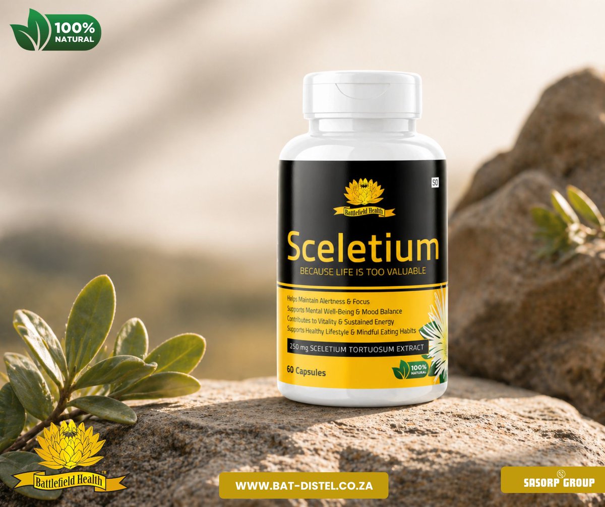 BattlefieldDis2's tweet photo. 🌿 Calm. Focus. Balance.

Battlefield Health™ Sceletium Tortuosum Extract — inspired by the natural heritage of the Karoo.

🛒 https://t.co/dWDsLyCG8s

#BattlefieldHealth #Sceletium #Wellbeing #NaturalLifestyle #KarooWellness https://t.co/1g3WpKwJkb