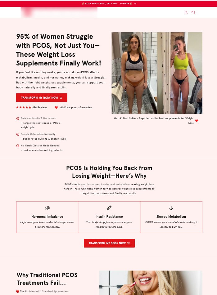 blvckledge's tweet photo. sales pages are ripping on google ads right now

works insanely well in niches like supplements and beauty, where buyers are more skeptical

you don’t even need to build a full direct response page with 7,000 words

a simple layout like this is printing for our clients:

1. introduce the product + the problem it solves

2. educate buyers on the hidden reason that the problem exists

3. explain how your product fixes it + reveal your unique mechanism/ingredient

4. highlight the benefits & features

5. use a comparison chart against alternatives/competitors to position your product as the superior choice

6. add testimonials and before/afters

7. present the offer + CTA

8. FAQ

you can run these with:

option 1: pmax or prospecting shopping campaigns, especially for higher-AOV or more complex products, where users need education before buying

option 2: search campaigns targeting long-tail queries like “pillow for clear skin” or “gut health supplements”

option 3: demand gen/youtube ads where your creatives either

- expose a hidden problem (“do you know that your pillow is secretly sabotaging your skin?”)

- show a pain point/transformation (“my skin got so much smoother after 5 days of sleeping in this pillow.”)

a few things to get right:

- match the page angle to the product title, ad copy, descriptions, creative

- traffic here is usually cold, so layer in proof everywhere you can: testimonials, studies, experts, media, celeb clips

- optimize for mobile (a lot of shopping & demand gen traffic comes from mobile)

- link back to your product multiple times throughout the page (some traffic will be warmer and convert quicker)

we’ve reviewed hundreds of ad accounts and 95% are dumping traffic on generic PDPs

adding a sales page like this will instantly put you ahead of your competitors.

go build gents🙏