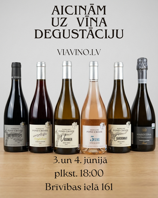 Via_Vino's tweet photo. 🍷 Dārgie vīna draugi!
Iepriekšējā tikšanās reizē mums jau bija iespēja novērtēt Domaine Fond Croze sarkanvīnus no gleznainās Ronas ielejas Francijā. Turpretī šoreiz vakara gaitā dominēs baltie un rozā dzērieni
Visa informācija: https://t.co/Q3iJd8FWRL
#viavino #vīnadegustācija https://t.co/nbwUf3eVoy