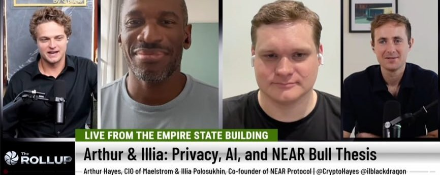 Radipdegen's tweet photo. Arthur Hayes x Ilya Polosukhin: Why NEAR, Zcash, and Hyperliquid Are Part of One Big Trade
Original - https://t.co/PLvf9nrRDK

1/Just watched the new Rollup episode with Arthur Hayes and Illia Polosukhin (NEAR co-founder). A lot of good stuff in there. Worth breaking down.
2/Hayes was cautious early this year, then flipped hard bullish. His reasoning: the Iran situation and broader geopolitical escalation became a liquidity-positive event. Governments will spend more, borrow more, print more. That liquidity finds Bitcoin first.
3/But his bigger point is that AI is now part of national defense. AI drones, military models, intel infrastructure. Governments will fund AI capex the same way they fund weapons. US and China will pour money into chips, data centers, energy. This is already happening.
4/He also thinks countries that held savings in US Treasuries may start asking why they still need them. If you need oil, gas, food, real infrastructure, you sell bonds and buy commodities. The US prints to fill the gap. That new money eventually flows into BTC.
5/Important nuance though. He is NOT saying everything pumps. He thinks liquidity will be selective this cycle. Bitcoin wins almost automatically from money supply expansion. Everything else needs a real narrative, real users, real revenue, real token utility.
6/On Zcash: Hayes got back into ZEC after a conversation with Naval. Naval pointed out weaknesses in Monero's ring signatures, some transactions apparently were traced by law enforcement in certain cases. After that Hayes started buying ZEC.
7/His argument is that in a world of AI surveillance and total financial transparency, cryptographically provable privacy in money becomes a basic need, not a niche feature. Bitcoin is pseudonymous, not truly private. That gap matters more as AI analytics improve.
8/He also said it was hard to buy ZEC through brokers because many counterparties refused to deal with privacy coins. For him that was a contrarian signal. If something is hard to access due to regulatory friction, it might be underpriced.
9/One thing he was clear about: if you hold Zcash, hold it in shielded form. Transparent ZEC is basically a worse version of Bitcoin. Ywallet/Zwallet + Keystone hardware wallet is the setup he mentioned.
10/Now NEAR. Polosukhin's main point is that blockspace became a commodity. There is way more supply than real demand. The old model of "another L1 story" does not work anymore.
11/NEAR's bet is on chain abstraction and intents. The idea that a user should not have to think about which blockchain they are on. They say what they want to do, the system finds the execution path. The blockchain becomes invisible infrastructure behind the app.
12/NEAR Intents has done around $18.9B in cumulative volume and roughly $33M in fees. A significant portion of that is connected to Zcash flows. So the privacy thesis is not just marketing, there is actual transaction volume behind it.
13/Hayes calls NEAR his infrastructure leg of the privacy trade. Zcash is the private money asset. NEAR is the layer that allows private cross-chain value movement. You can exit from shielded ZEC into USDT on Tron or other assets through NEAR Intents.
14/His rough sizing: Zcash bigger position, NEAR smaller because the risk profiles are different. He mentioned something like 5x potential on ZEC and 20x on NEAR over the next year. Take that for what it is.
15/Key point on NEAR tokenomics: inflation was already cut in half in November last year. No massive VC unlock overhang, most of that is already priced in. Polosukhin's goal is to reach a deflationary model as revenue grows.
16/On Hyperliquid: Hayes's argument is simple. Exchanges are historically the biggest money makers in crypto. Binance, BitMEX, Coinbase, OKX. He thinks the market was always moving toward a DEX version of this.
17/What makes HYPE different is execution and tokenomics. No VC sale. Team allocation only. A large share of revenue goes back to token holders. The product is actually used. UX is getting close to centralized exchanges.
18/He also highlighted HIP-3 and permissionless market listings. You can now trade Nasdaq, S&P, oil and other instruments on Hyperliquid. Politicians often create market events on weekends when traditional markets are closed. Hyperliquid becomes the only place with open price discovery in those moments.
19/HYPE is roughly 7-8% of CEX perp volumes in its category. Hayes's price target is $150 but he said he would change his mind if macro changes. His comparison was Interactive Brokers at $150B market cap. Hyperliquid does not need to invent a new market, just take share from existing ones.
20/Main risks he sees: a major IPO sucking liquidity, or a political turn against AI capital. He specifically mentioned AOC 2028 scenario where a progressive candidate argues AI companies got rich off public data and society got electricity costs and inflation in return. That kind of narrative could compress multiples fast.
21/Final summary from the episode: ZEC is a bet on private money. NEAR is a bet on private cross-chain execution, AI agents and intents. HYPE is a bet on a decentralized exchange taking real share from CEX. All three have actual revenue and actual product.
22/The broader shift: the market is getting more mature. Institutions now look at whether there is a product, real users, revenue, token utility, and whether massive VC unlocks are hanging over the asset. "Another L1" is not enough anymore.