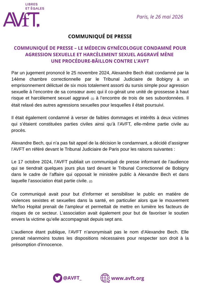 AVFT Libres & Egales tweet media