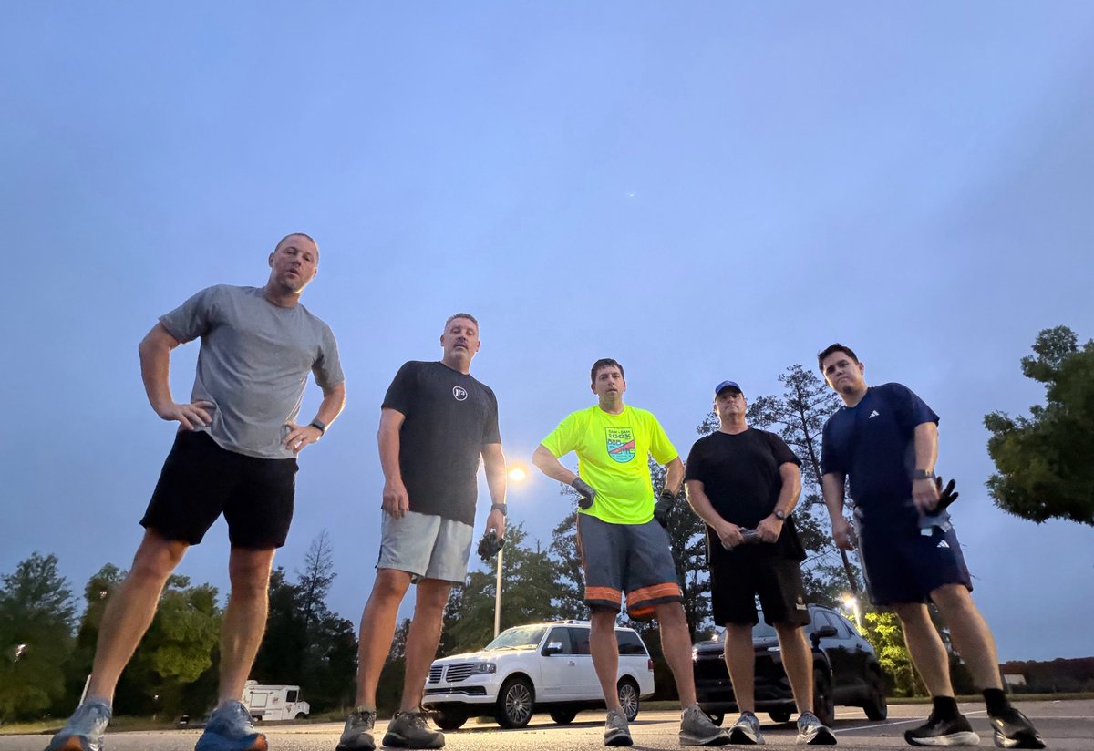 NickHaigler's tweet photo. 5 pax @F3GOAT for some post Memorial Day humidity and fun. @F3LakeMurray https://t.co/km3vb4ZpG7