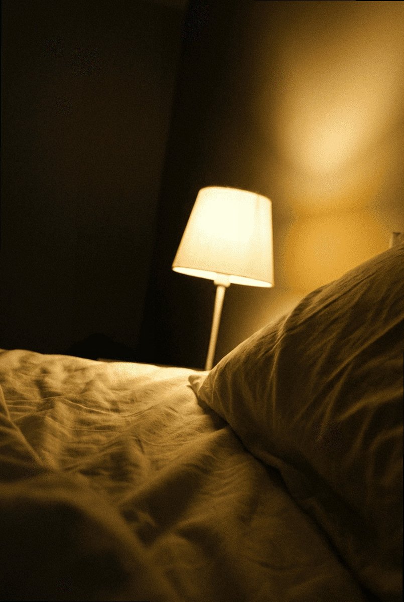 sofie3874's tweet photo. the lamp stays on just in case the monsters are scared of the dark too https://t.co/fo9OekqliD