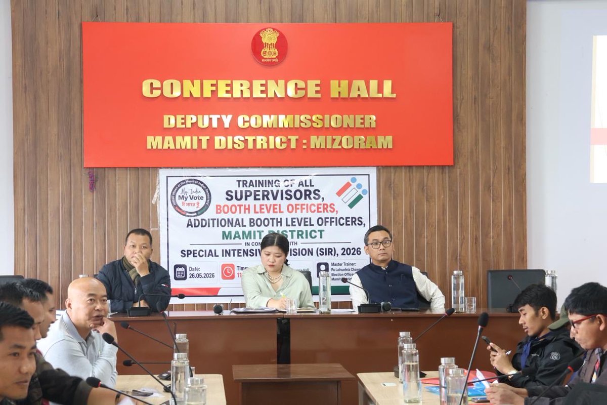 ceomizoram's tweet photo. Training of Booth Level Officers and BLO
Supervisors are done across the State in Mizoram

@ECISVEEP https://t.co/W7MRzDBwxR