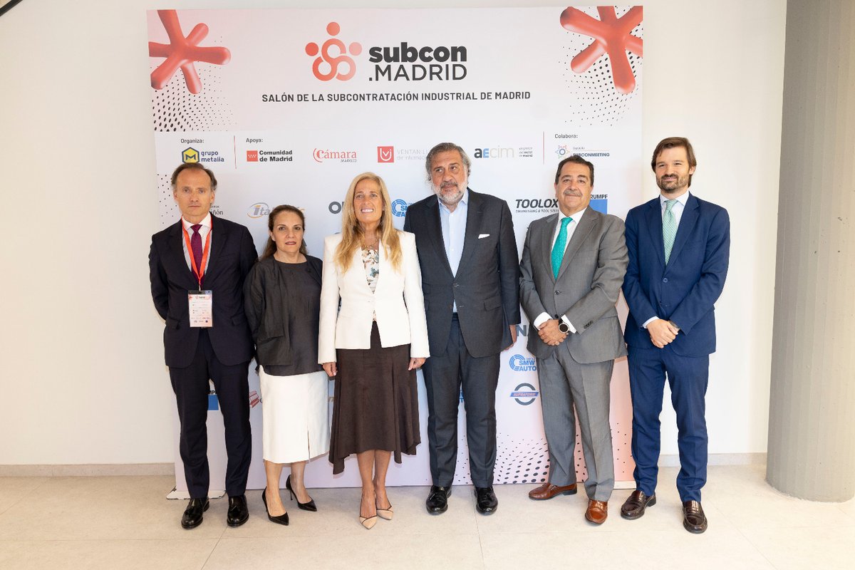 SubconMADRID's tweet photo. 🔴#SubconMadrid | ¡Éxito total en el primer día! Cerramos una jornada frenética en la @CamaradeMadrid con el grueso de las 372 reuniones B2B completadas y alianzas estratégicas en marcha. 🚀⚙️Gracias a todas las empresas e instituciones participantes. ¡Mañana más! 💼 https://t.co/ZrGeA681SI