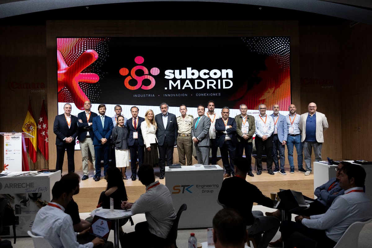 SubconMADRID's tweet photo. 🔴#SubconMadrid | ¡Éxito total en el primer día! Cerramos una jornada frenética en la @CamaradeMadrid con el grueso de las 372 reuniones B2B completadas y alianzas estratégicas en marcha. 🚀⚙️Gracias a todas las empresas e instituciones participantes. ¡Mañana más! 💼 https://t.co/ZrGeA681SI