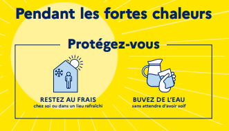 Image de Préfète du Lot : #canicule | Le département du Lot est placé en vigilance jaune canicule ce jour à compter de 12h00.