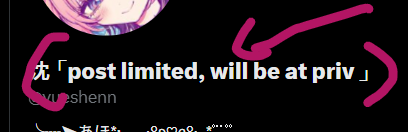 沈 「post limited, will be at priv 」 tweet media