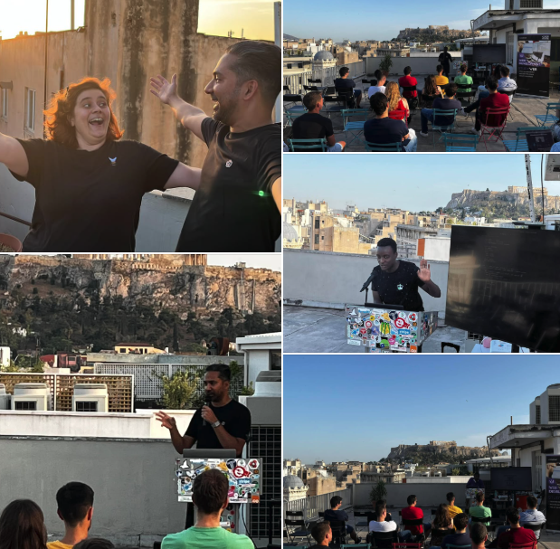 cityjsconf's tweet photo. 4 years ago we started our journey making events in Athens Greece! 

This year our next event is on October!

See you all there! https://t.co/rTrUnm4s3R