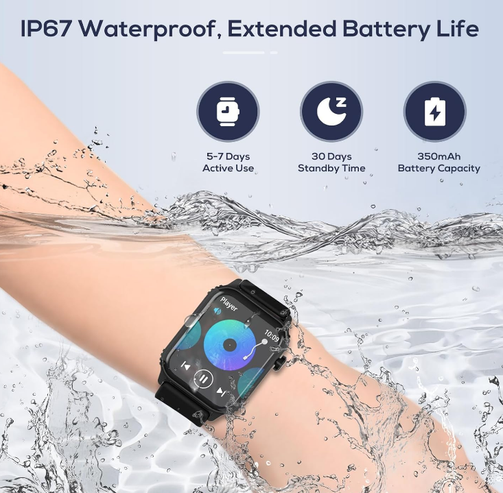 TechFocus002's tweet photo. ⌚️ Smartwatch ✨Your fitness partner! 💪
✅ 1.83" HD Display  Alexa Built-in 🗣️ Voice control 
✅ Bluetooth Calls &amp; Music Control 🎶📞Stay connected on the move 🚶
✅ Heart Rate/Sleep Monitor Waterproof ❤️😴💧
Works with iPhone &amp; Android 📱
#Smartwatch #FollowForFollow #GoodFind https://t.co/ja4zf98m6p