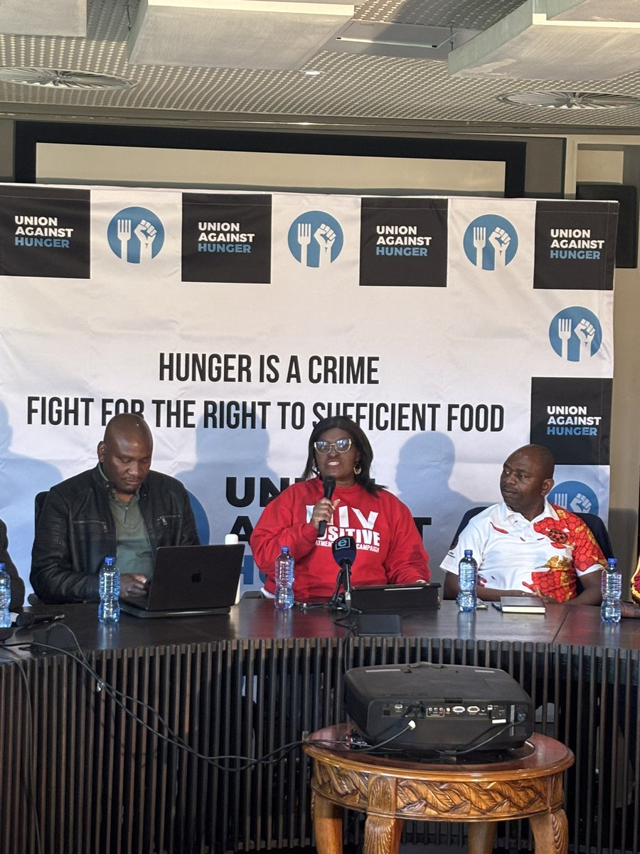 heala_SA's tweet photo. “As the Treatment Action Campaign, we know from the fight against HIV that we can — and must — fight hunger too. The nation is hungry. People are forced to choose: do I eat or go to the clinic?” — Sibongile Tshabalala, @TAC
@UAH_za #WorldHungerDay #StopTheHungerViolence https://t.co/Ho4AFiFOpA