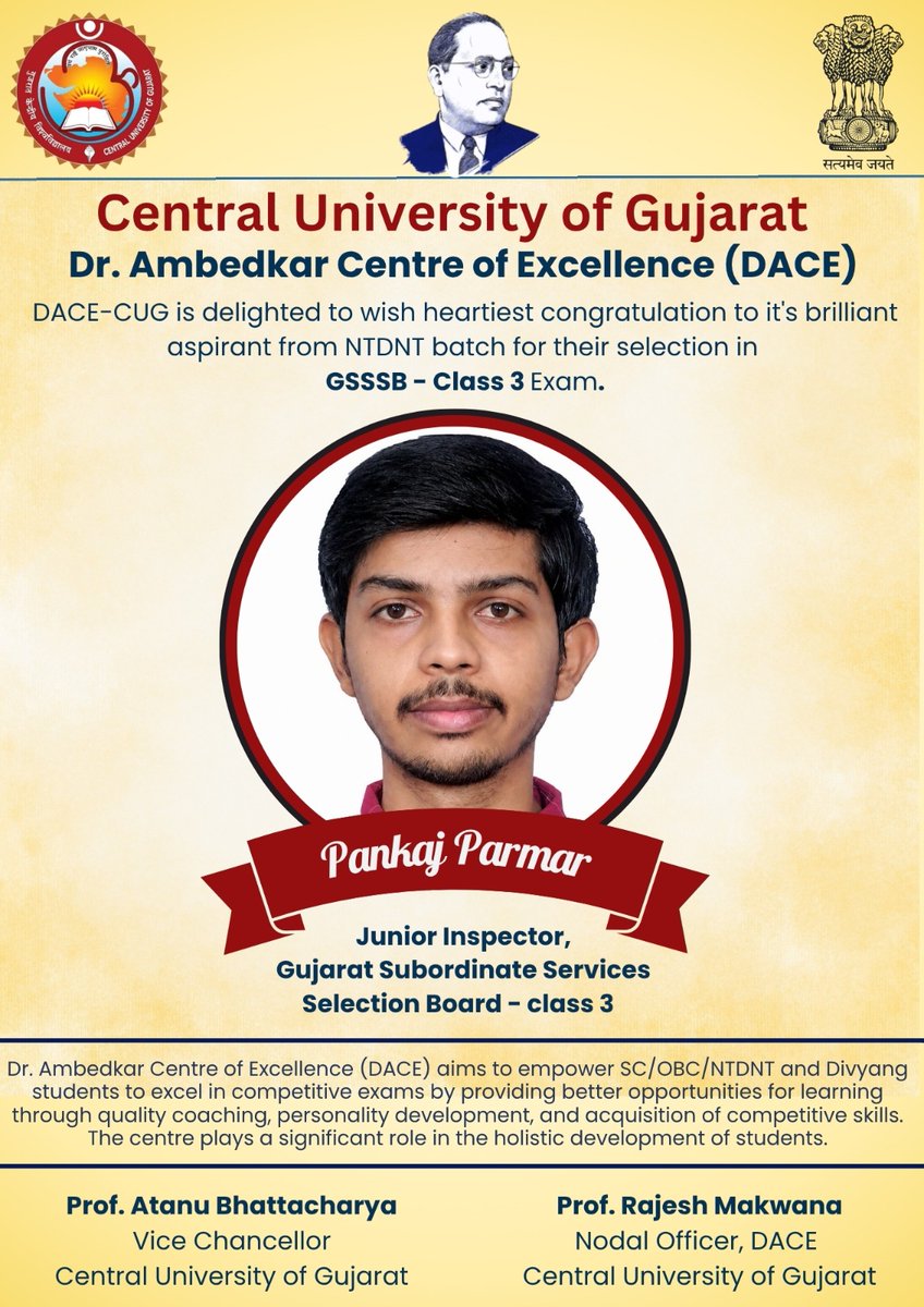 Central University of Gujarat tweet media