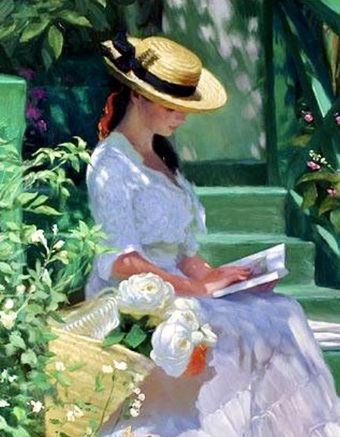 fraveris's tweet photo. “I like simple things, books, being alone, or with somebody who understands.”

— Daphne du Maurier

Vladimir Volegov art. https://t.co/OJ64nc8A5w